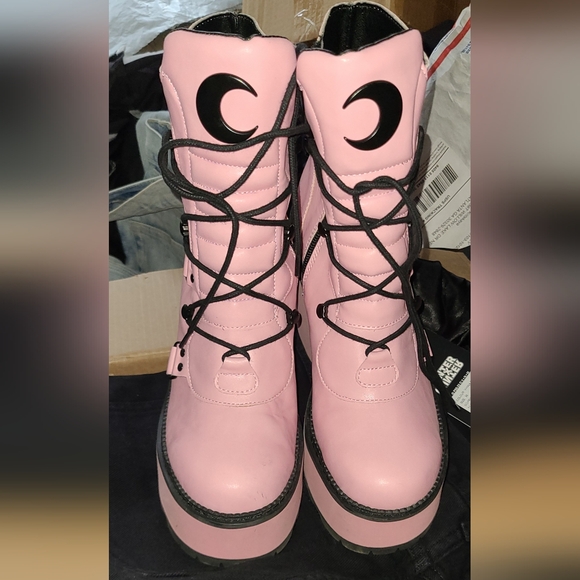 Killstar Broom Rider Boots - Picture 1 of 11